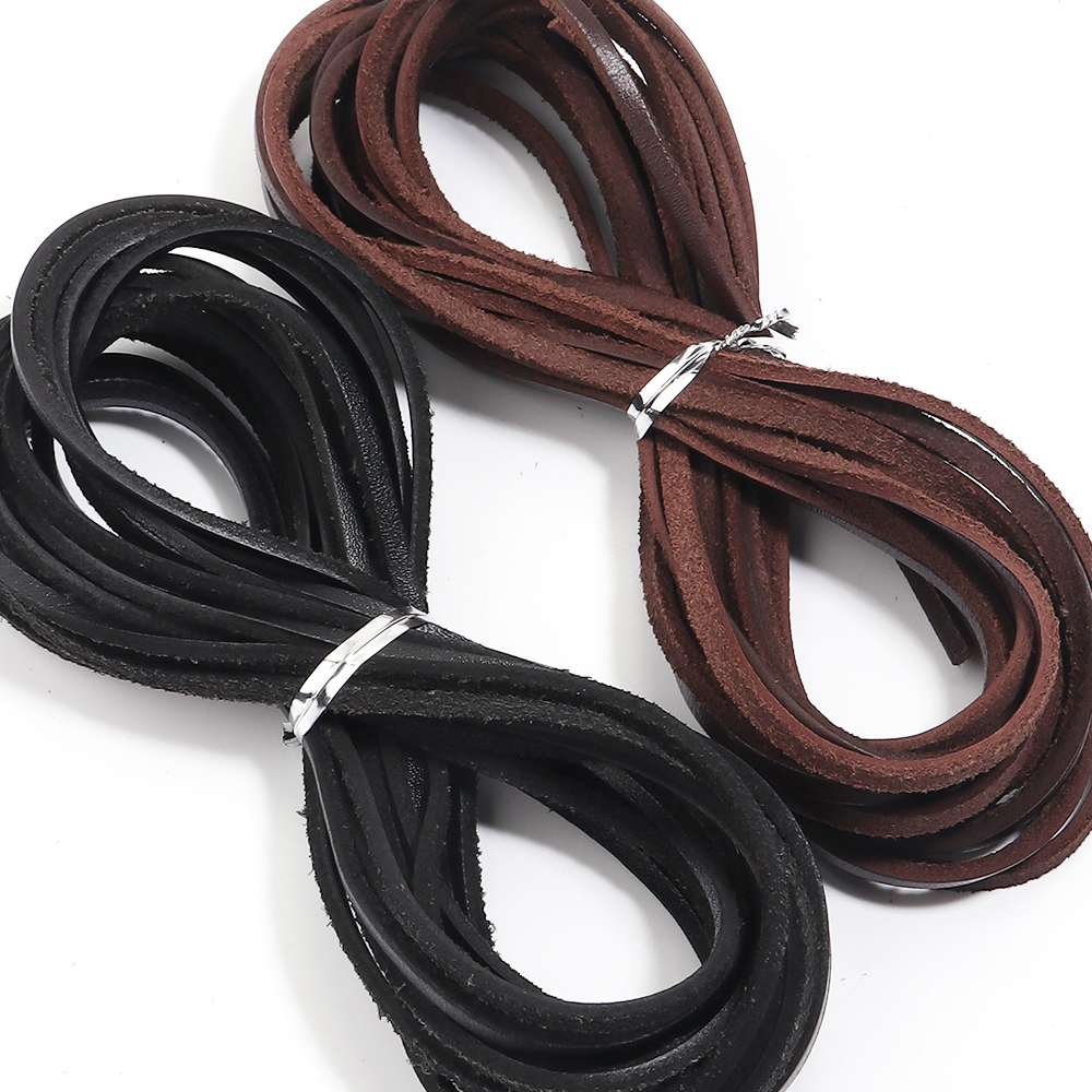 5yards 3mm Genuine Cow Leather - Braided Line บทวิจารณ์และราคา