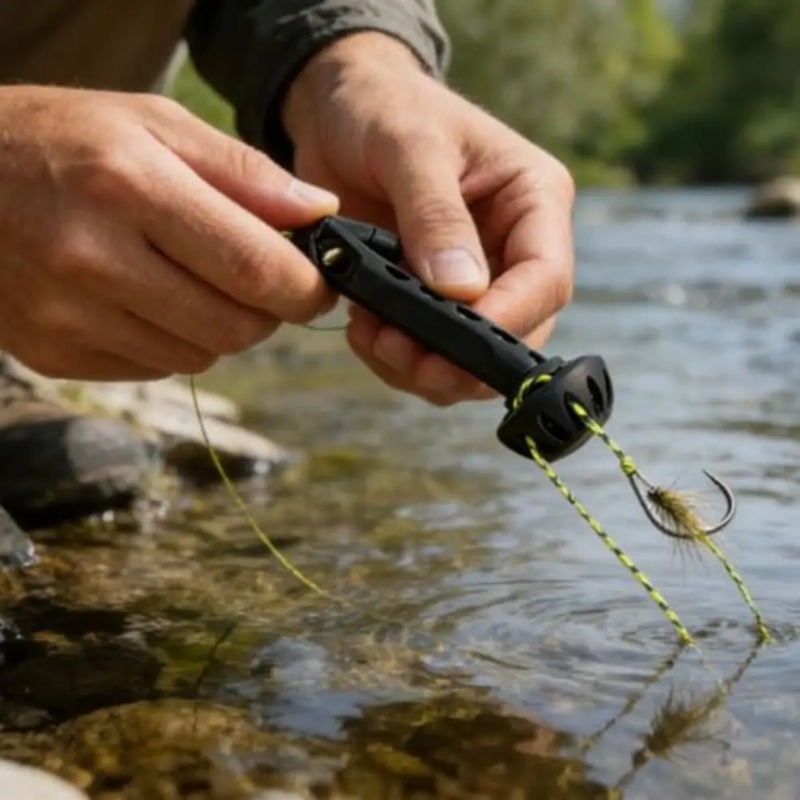 Magnetic Knot Tying Tool Flyin - Fishing Line Winder บทวิจารณ์และราคา