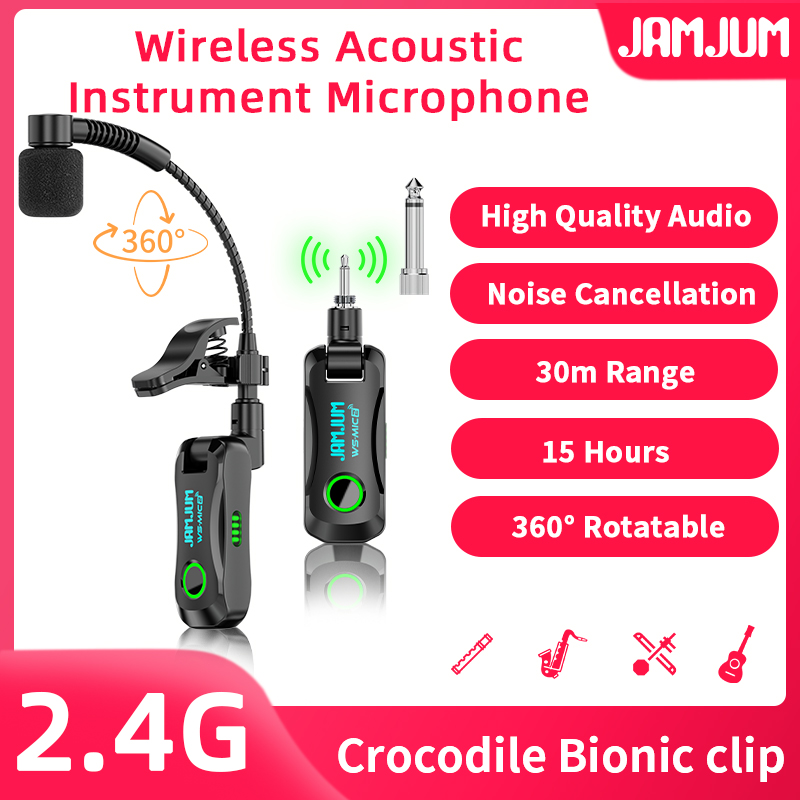 JAMJUM WS-MIC2 Wireless Saxoph - Tippet Line บทวิจารณ์และราคา