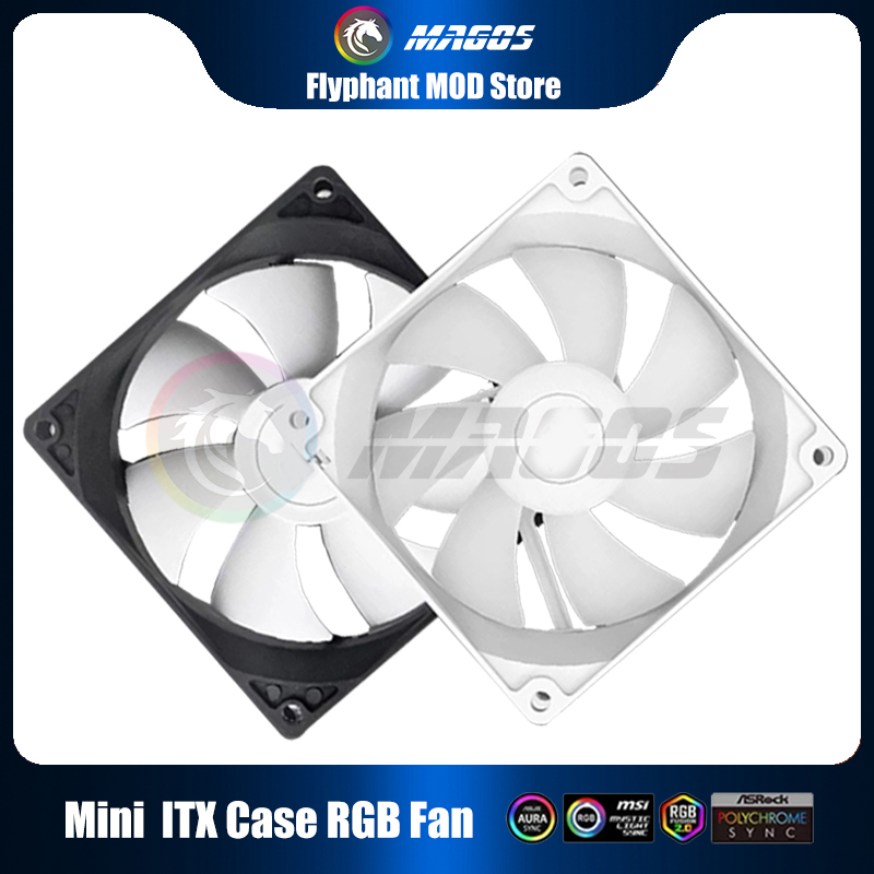 Mini ITX Case ARGB Fan 8cm 9cm - Fly Line บทวิจารณ์และราคา