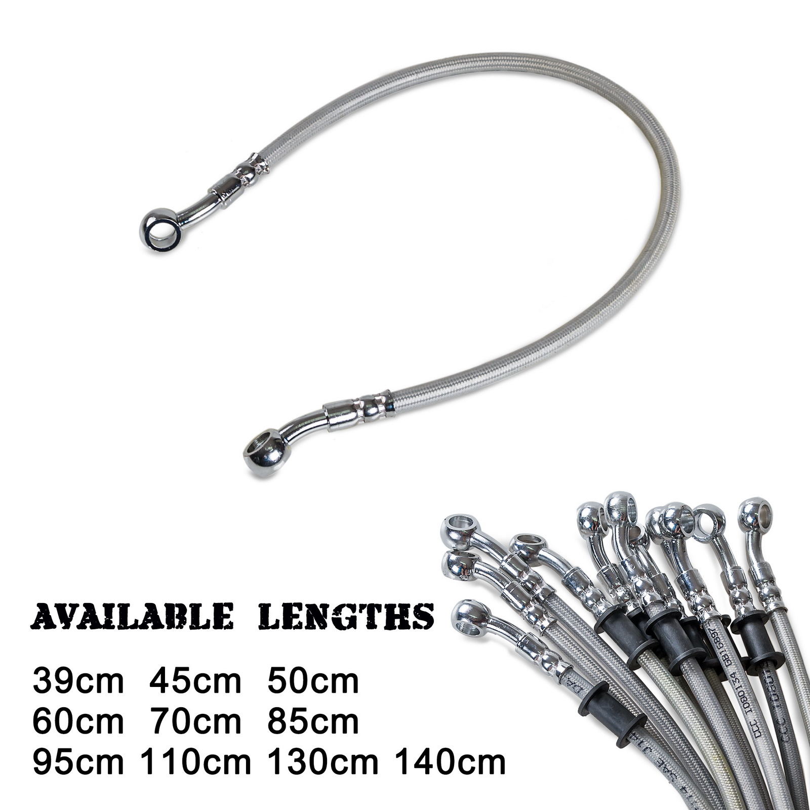 39cm-140cm Motorcycle Brake Oi - Braided Line บทวิจารณ์และราคา