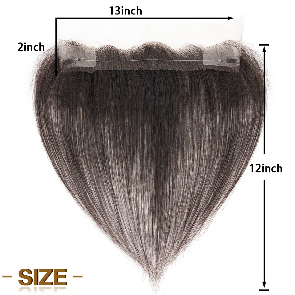 13X2 Inch Hand-woven Human Hai - Monofilament Line บทวิจารณ์และราคา