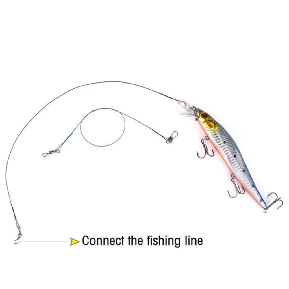 10pcs/lot Anti Bite Steel Fish - Leader Line บทวิจารณ์และราคา