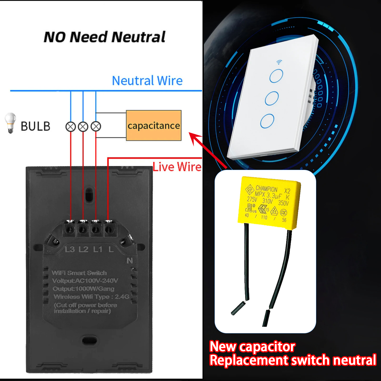 Polypropylene Film capacitor 3 - Copolymer Line บทวิจารณ์และราคา