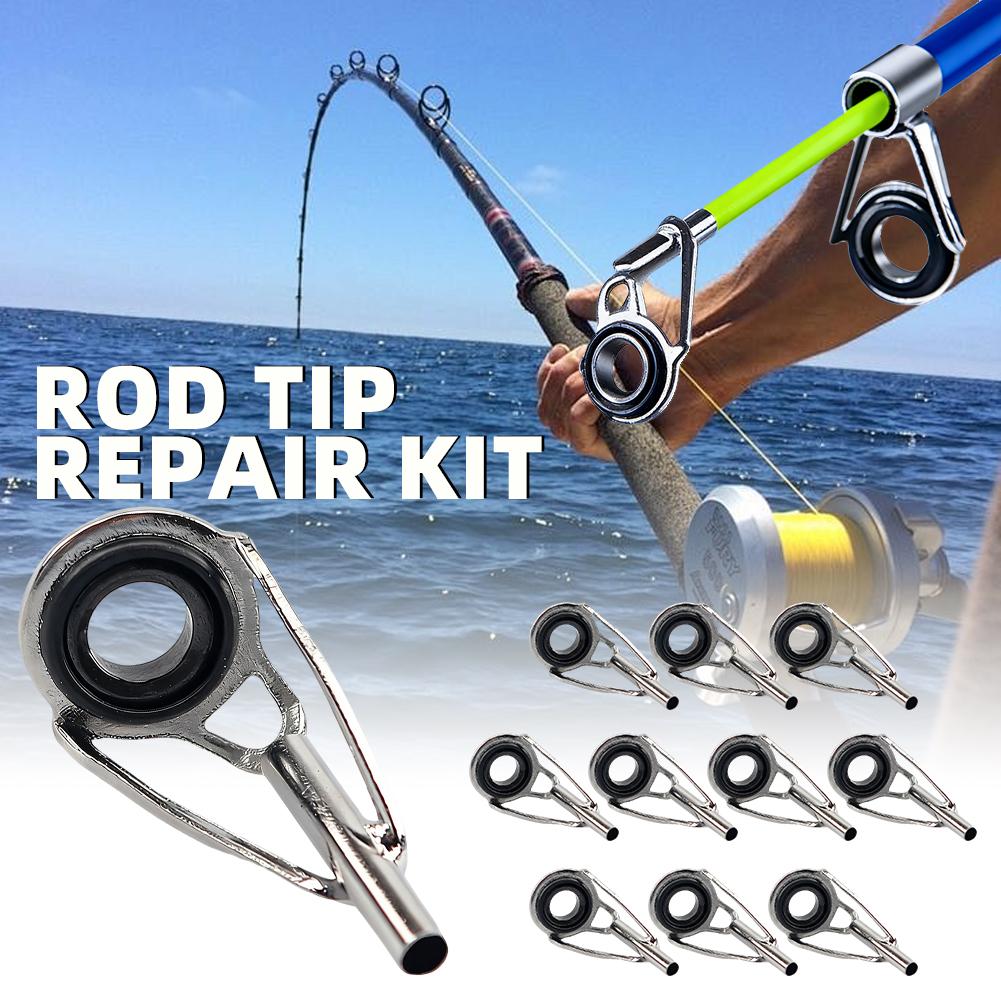 Rod Tip Repair Kit 10pcs Fishi - Fishing Line Winder บทวิจารณ์และราคา