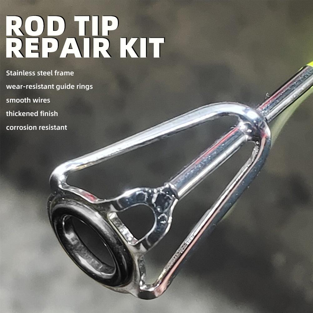 Rod Tip Repair Kit 10pcs Fishi - Fishing Line Winder บทวิจารณ์และราคา