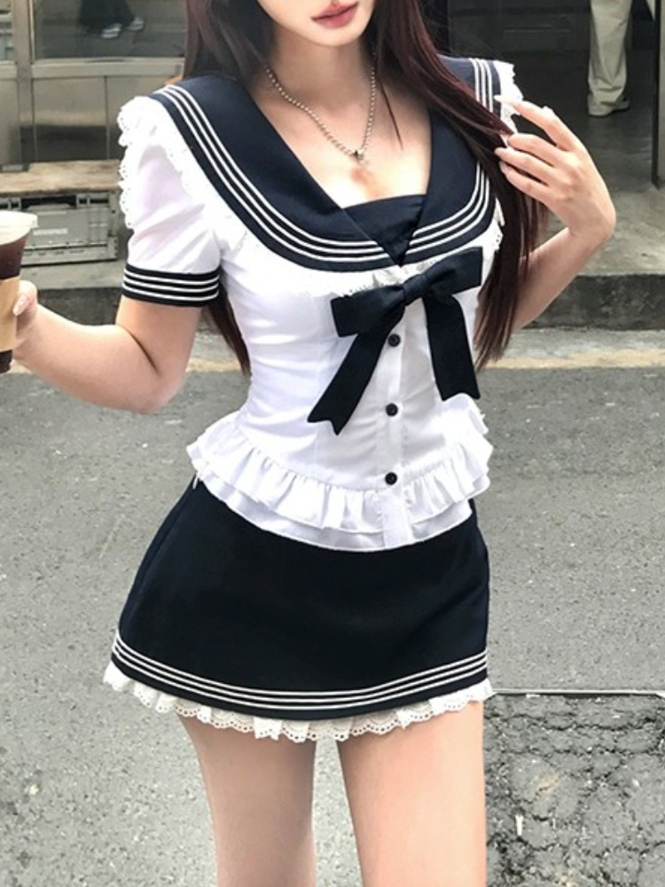 College Style Bow Sweet Two Pi - Fly Line บทวิจารณ์และราคา