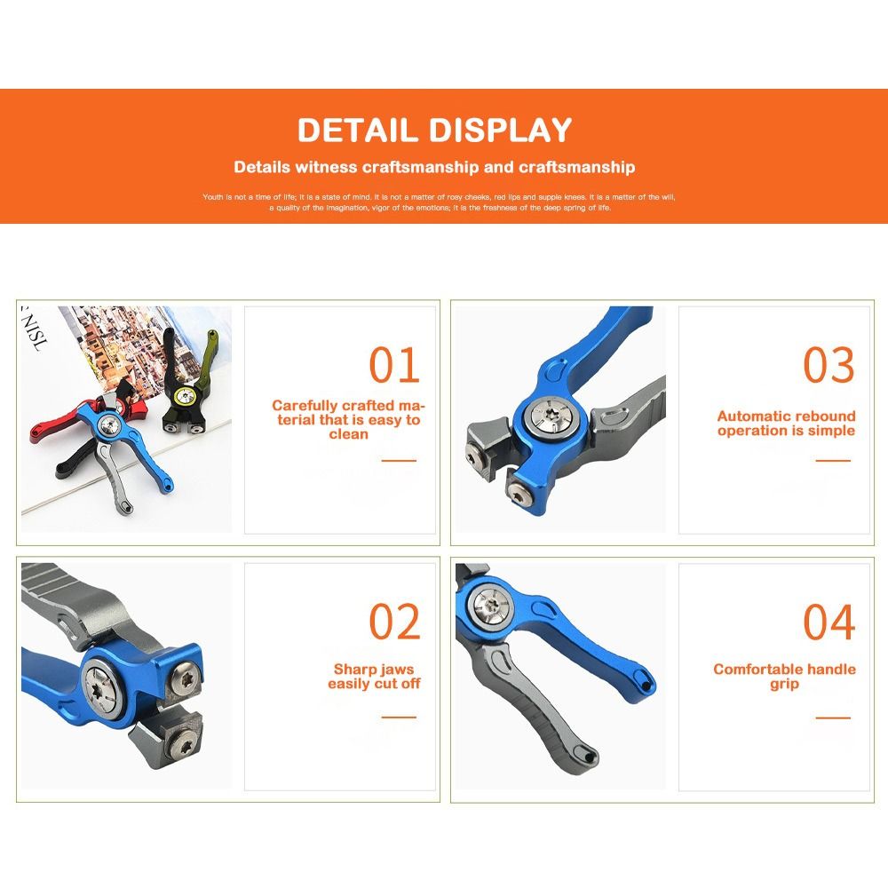 Aluminum Alloy Fishing Pliers  - Fishing Line Cutter บทวิจารณ์และราคา
