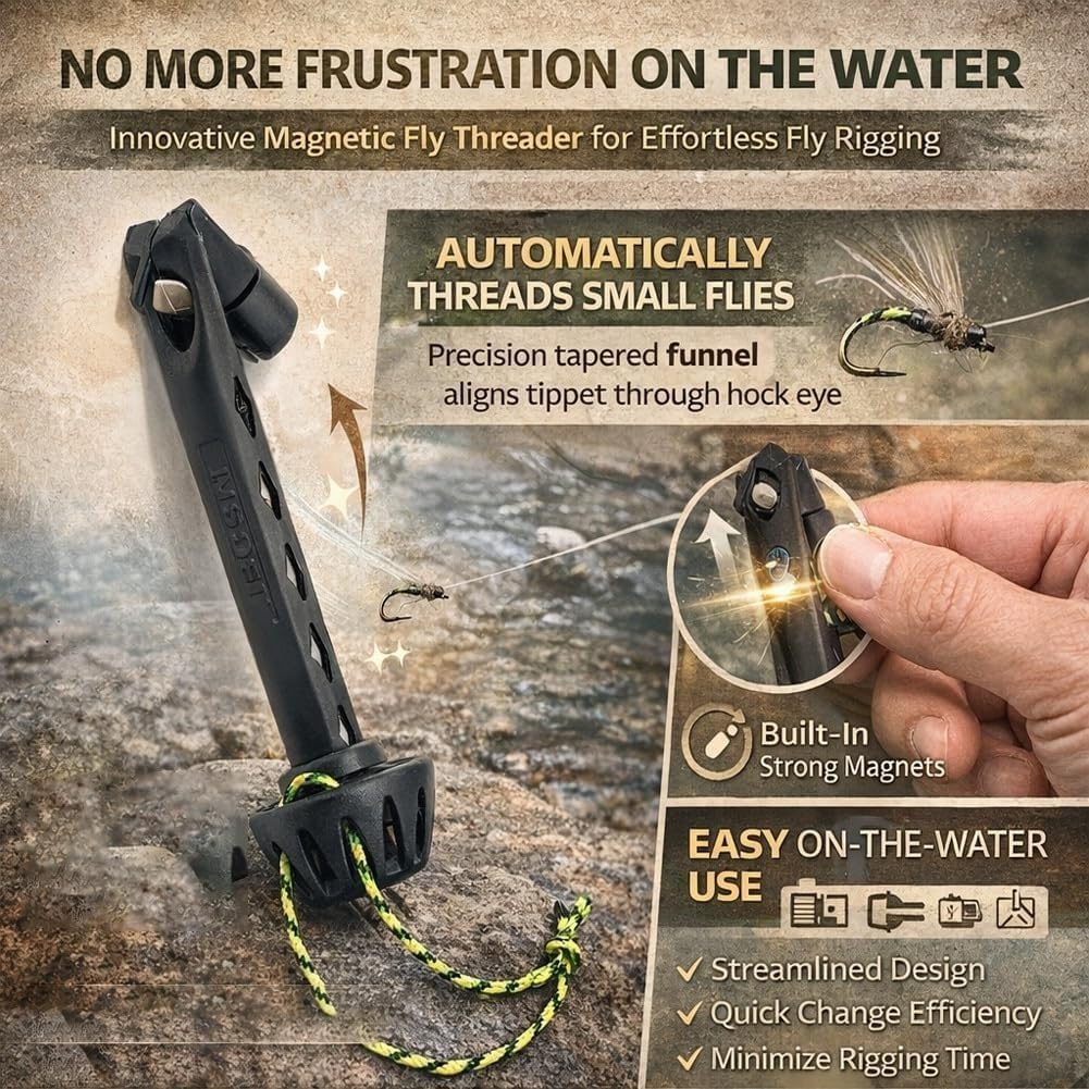 Portable Magnetic Fly Threader - Fishing Line Winder บทวิจารณ์และราคา
