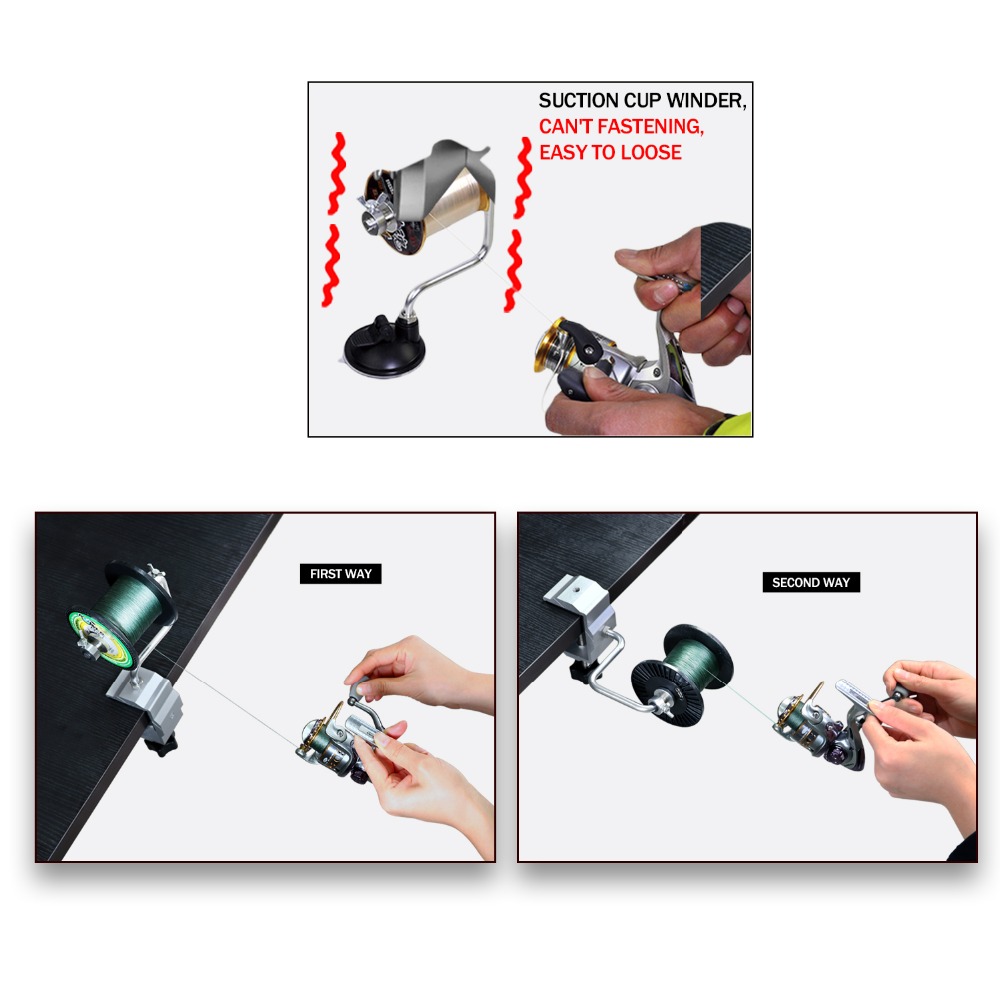 1pcs Portable Aluminum Fishing - Fishing Line Winder บทวิจารณ์และราคา