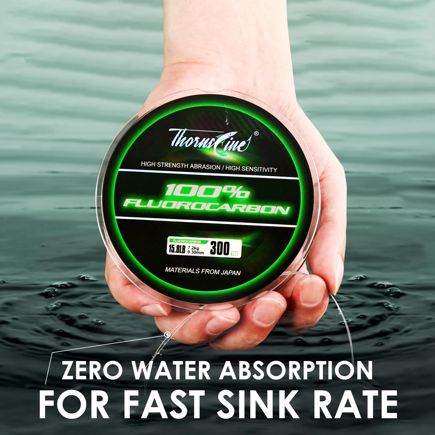 ThornsLine 100% Fluorocarbon F - Copolymer Line บทวิจารณ์และราคา