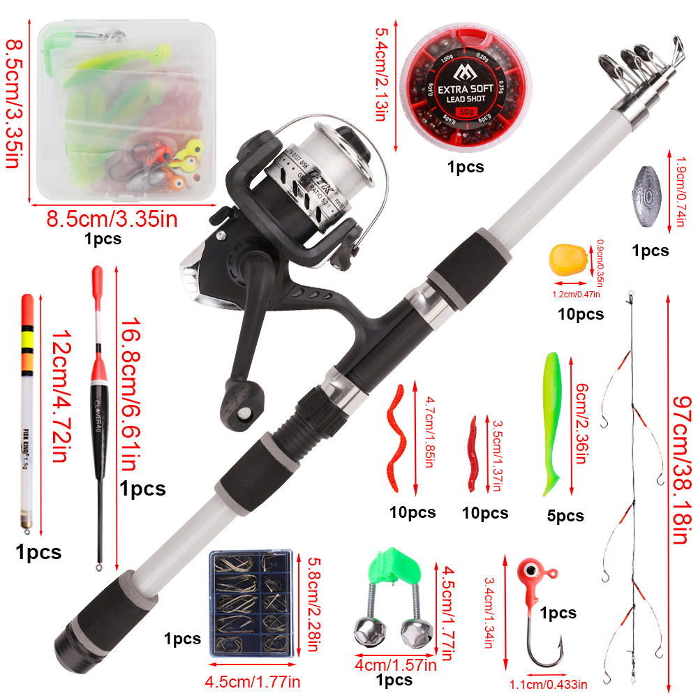 FTK 1.8m Fishing Rod and Reel  - Freshwater Line บทวิจารณ์และราคา