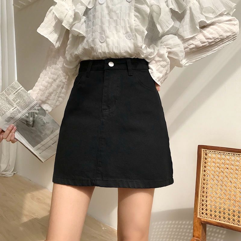 Basic Solid Color High Waist D - Fly Line บทวิจารณ์และราคา