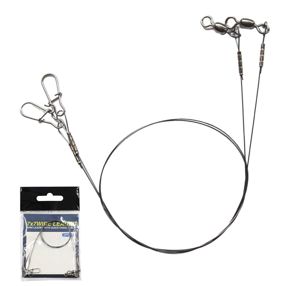 2pc Fishing Titanium Wire Lead - Leader Line บทวิจารณ์และราคา