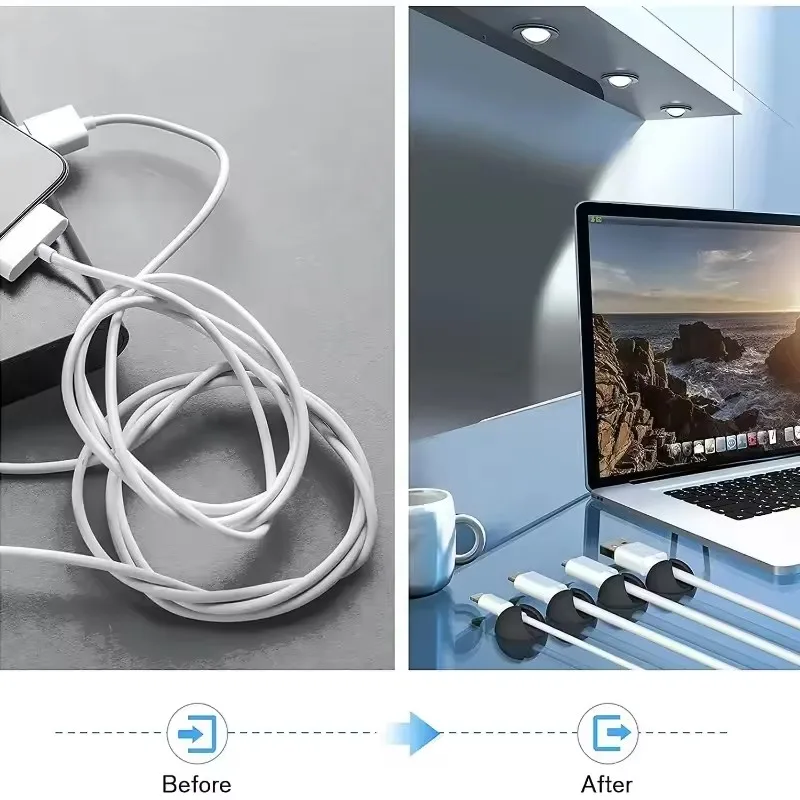 Cable Clips Phone Cord Holder  - Tippet Line บทวิจารณ์และราคา