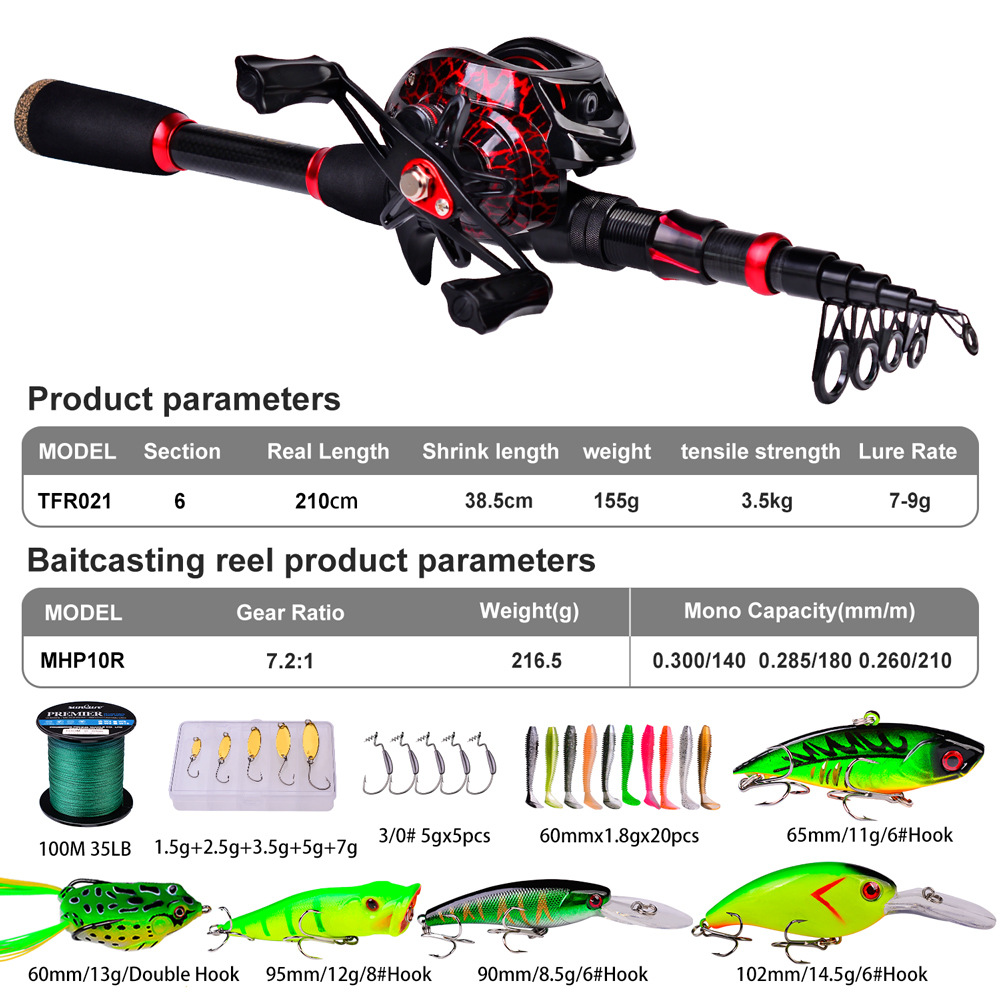 Carbon Fiber Long Casting Bait - Freshwater Line บทวิจารณ์และราคา