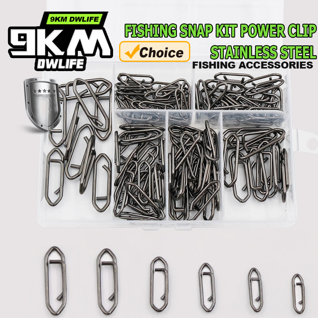 9KM Fishing Snap Kit 110pcs Po - Freshwater Line บทวิจารณ์และราคา