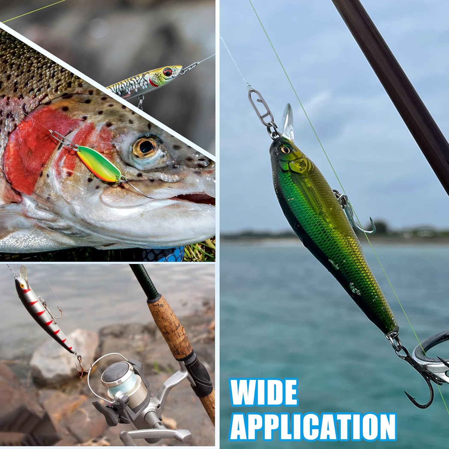 9KM Fishing Snap Kit 110pcs Po - Freshwater Line บทวิจารณ์และราคา