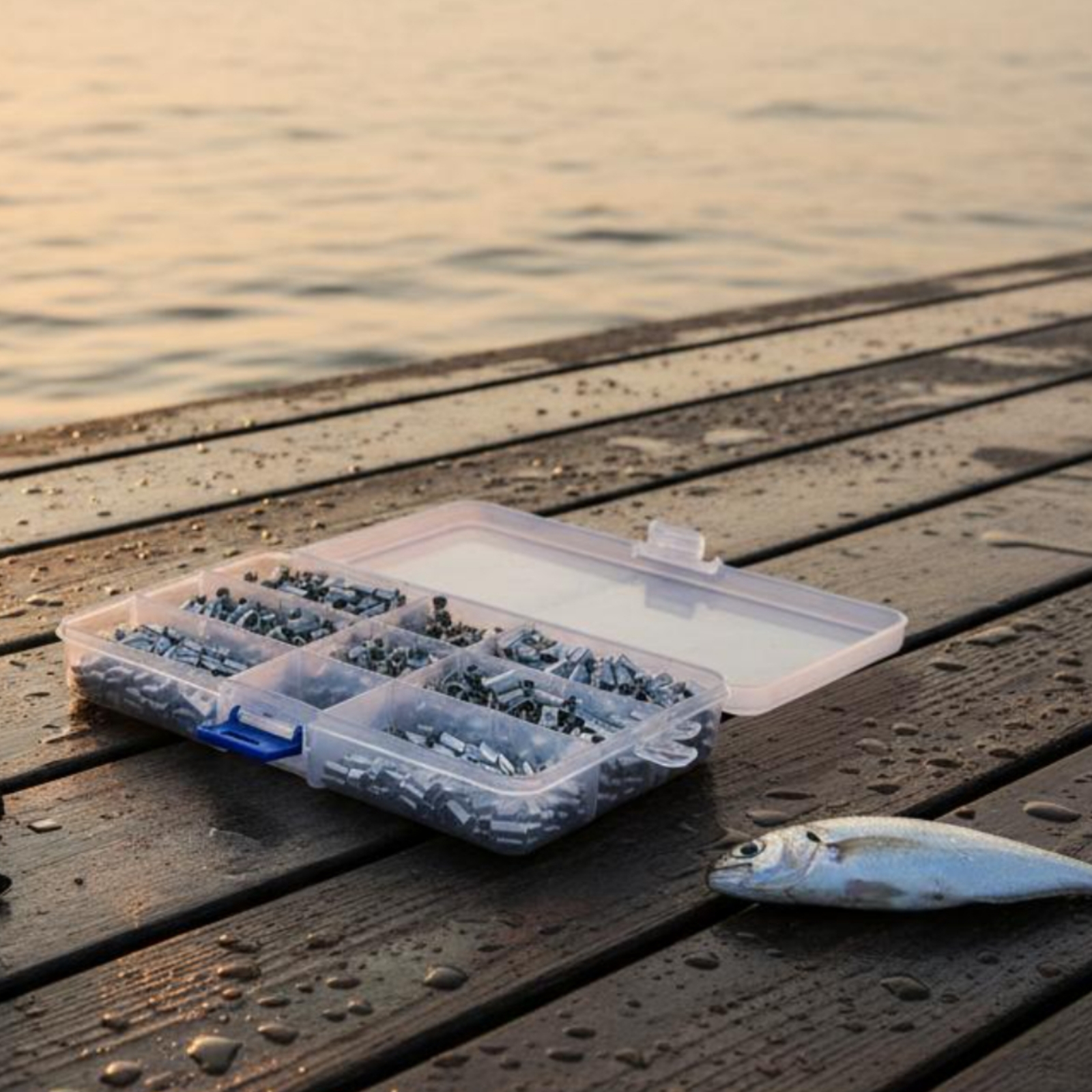 600 Pieces Fishing Line Crimp  - Leader Line บทวิจารณ์และราคา