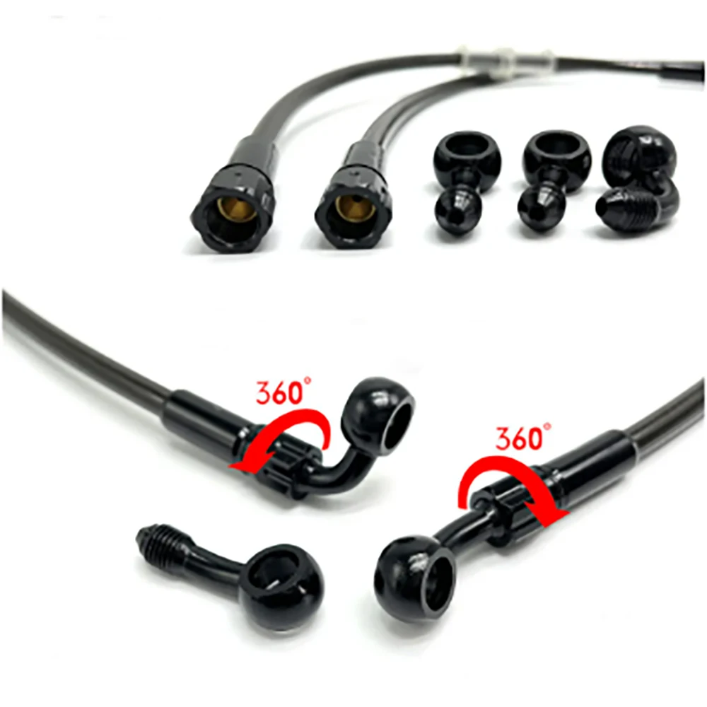 Motorcycle Brake Hose AN3 Brai - Braided Line บทวิจารณ์และราคา