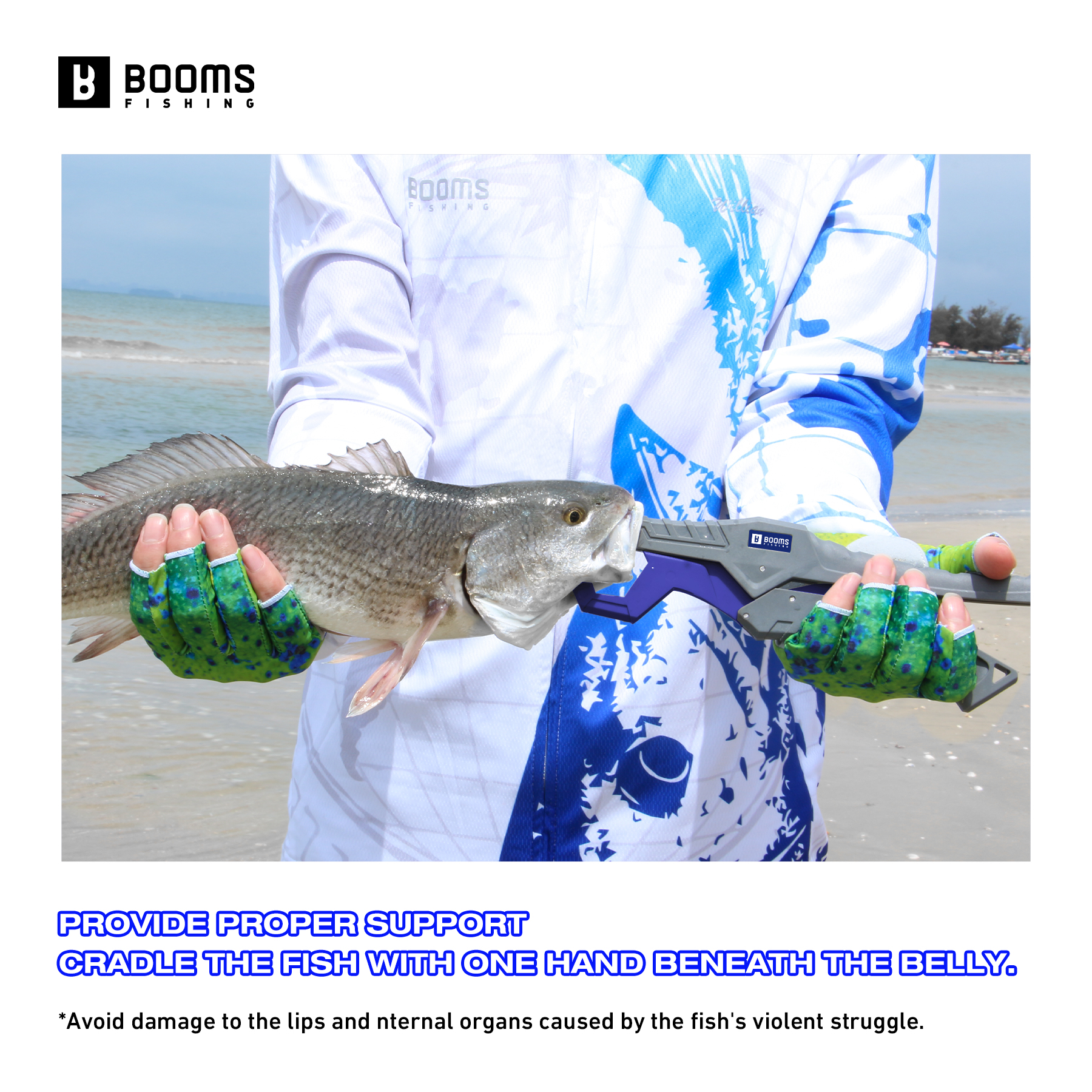 Booms Fishing 23cm Pliers and  - Fishing Line Cutter บทวิจารณ์และราคา