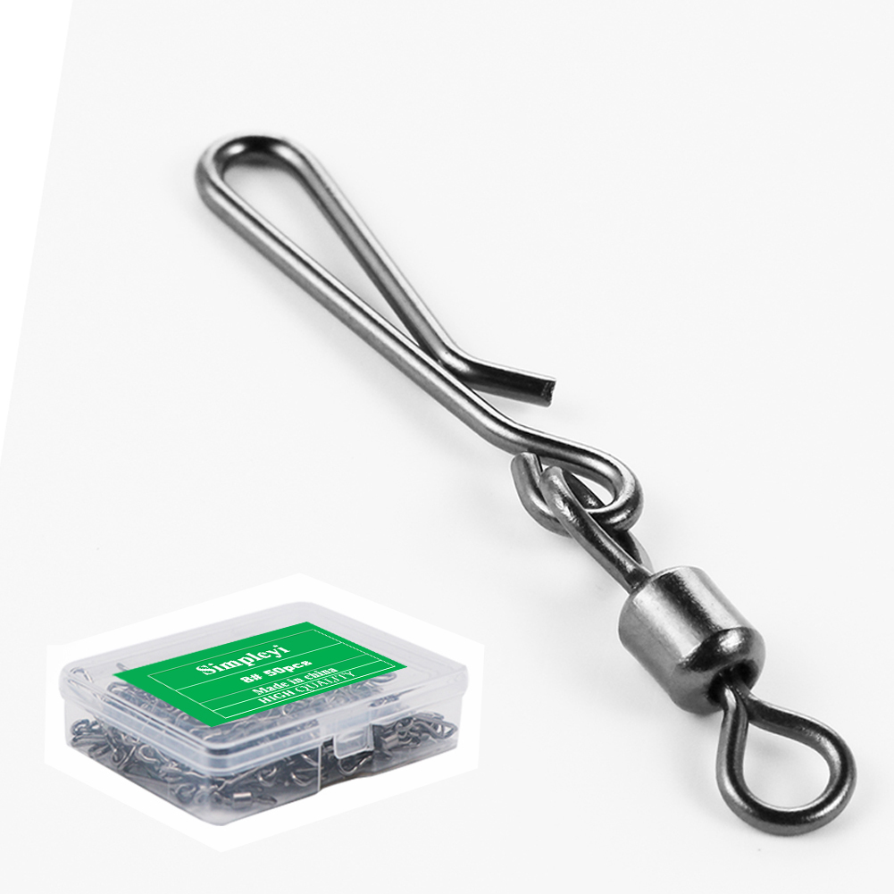 50pcs Box Rolling Swivel With  - Fishing Line Box บทวิจารณ์และราคา