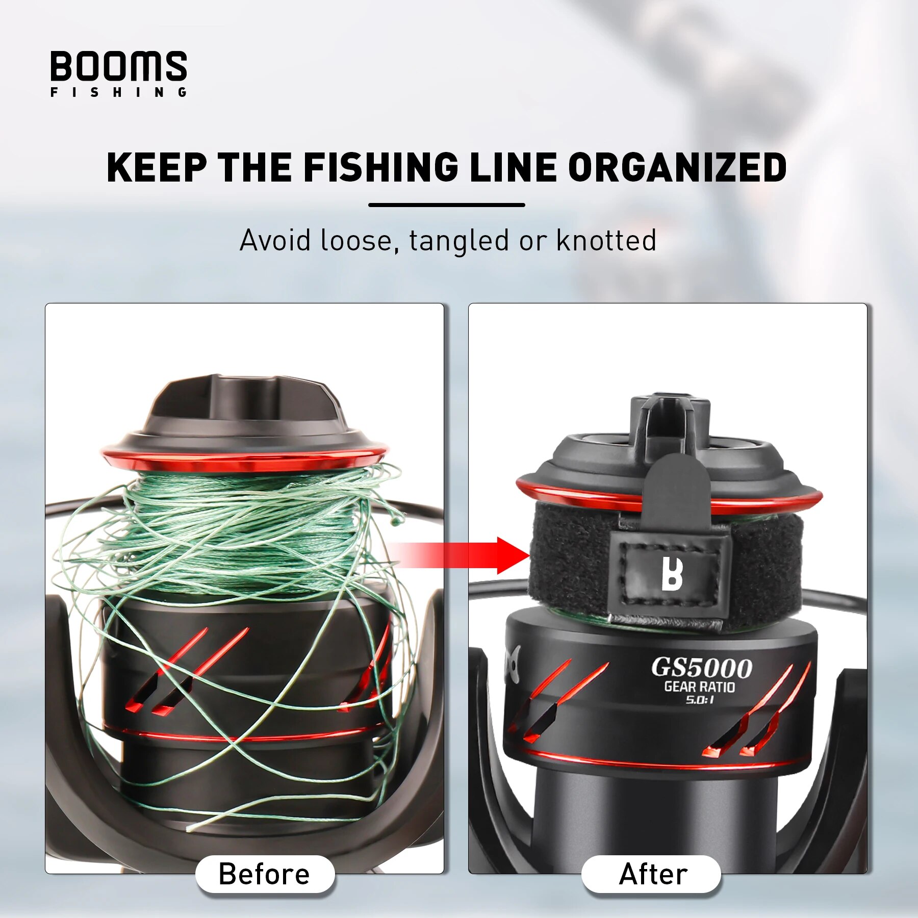 Booms Fishing SB1 4Pcs Spinnin - Fishing Line Box บทวิจารณ์และราคา